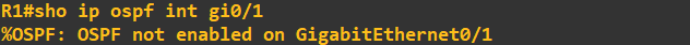 ospfnotenabled